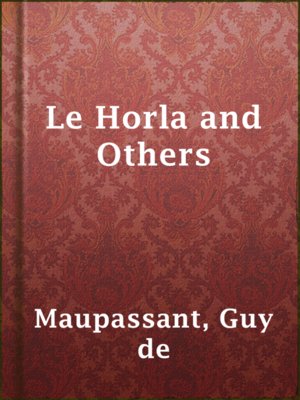 cover image of Le Horla and Others